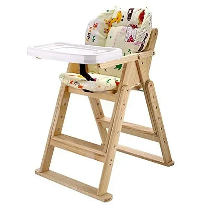 Baby High Chair Cushion - Cute Animal Pattern, Soft & Breathable