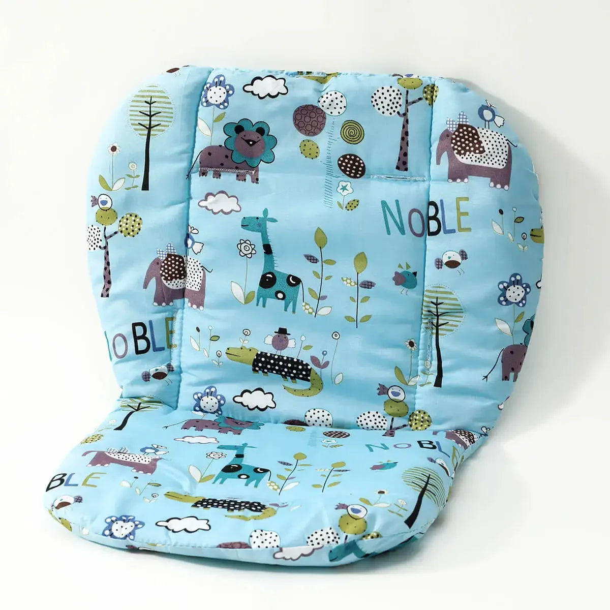 Baby High Chair Cushion - Cute Animal Pattern, Soft & Breathable